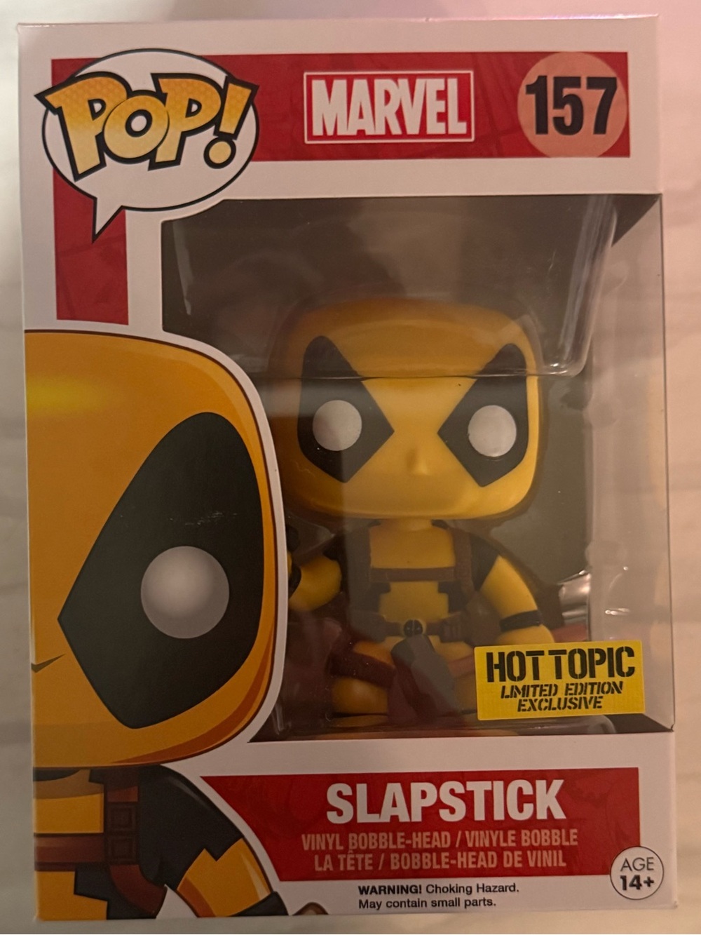 Funko Pop! Marvel 157 Slapstick - Yellow and Black